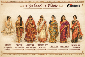 শাড়ির বিবর্তন ইতিহাস